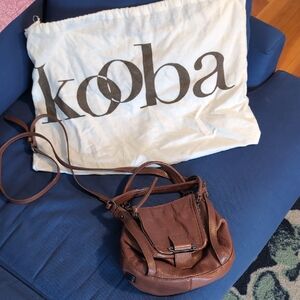 Kooba Brown Leather Crossbody Bag - Women